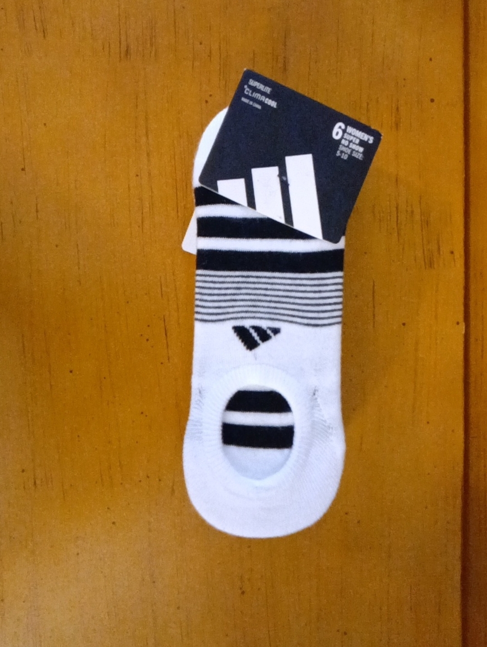 adidas Women's White and Black Low-Cut No-Show Athletic Socks